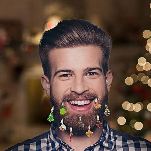 Boules à barbe festives pour Noël Gift Republic 