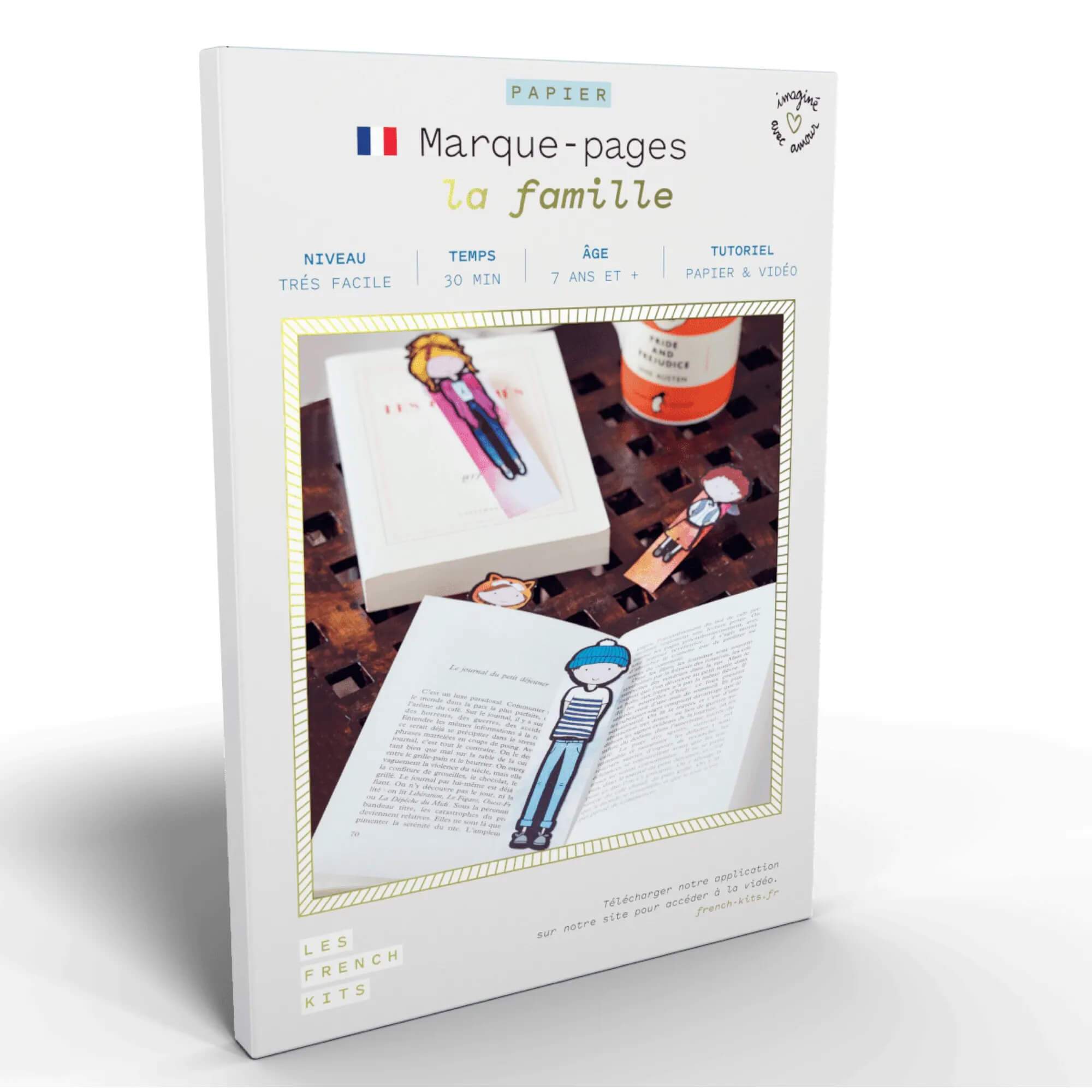La famille - Marque-pages Les French Kits 
