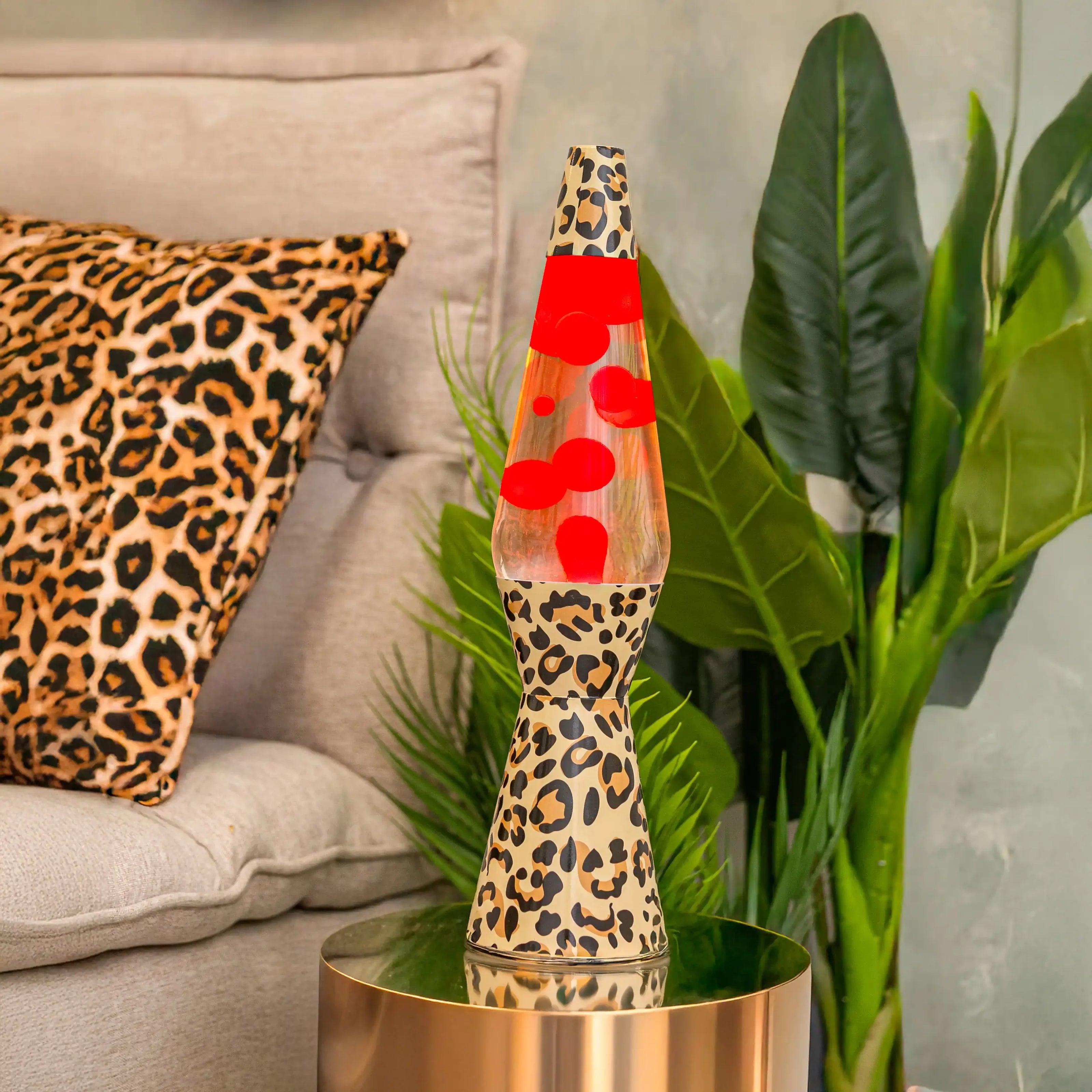 Bullet Red/Cheetah - Lampe lave