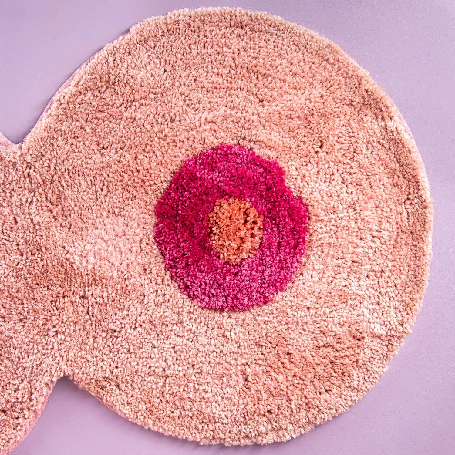 Pink Boob Rug - Tapis de bain/descente de lit