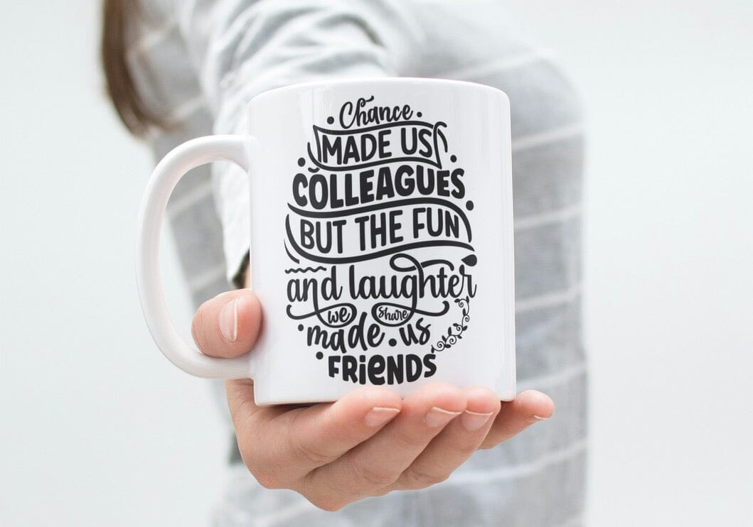 Chance made us colleagues... - Mug en céramique 330ml Mugs Be Color 