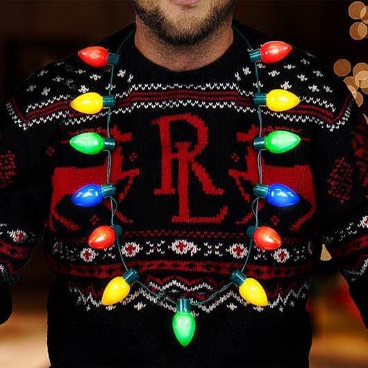 Collier lumineux de Noël festif Gift Republic 