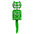 Kit Cat Clock - Horloge murale Kit-Cat Clock Kit Cat Classic Green 