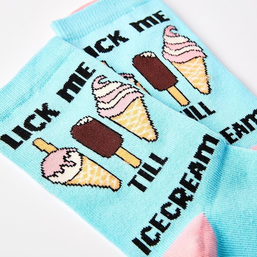 Lick Me Till Icecream - Chaussettes femme Chaussettes Urban Eccentric 