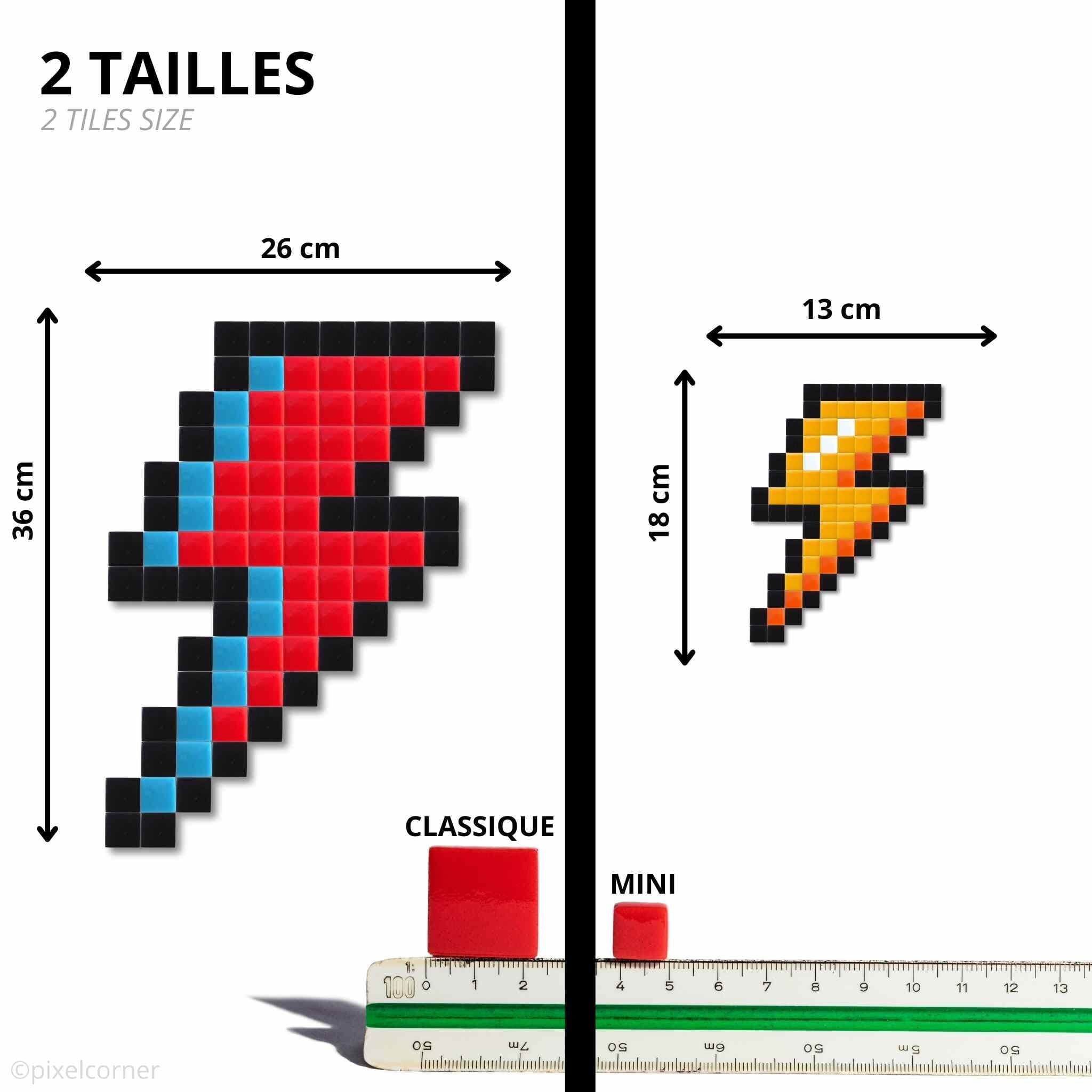 Lightning - Art kit mosaïque Pixel Corner 