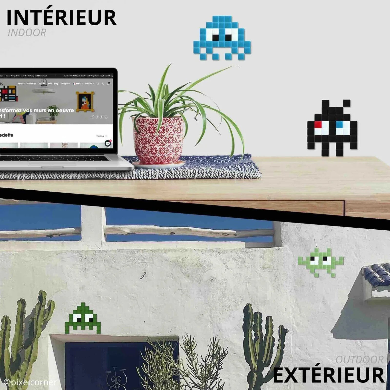 Little Alien - Art kit mosaïque Pixel Corner 