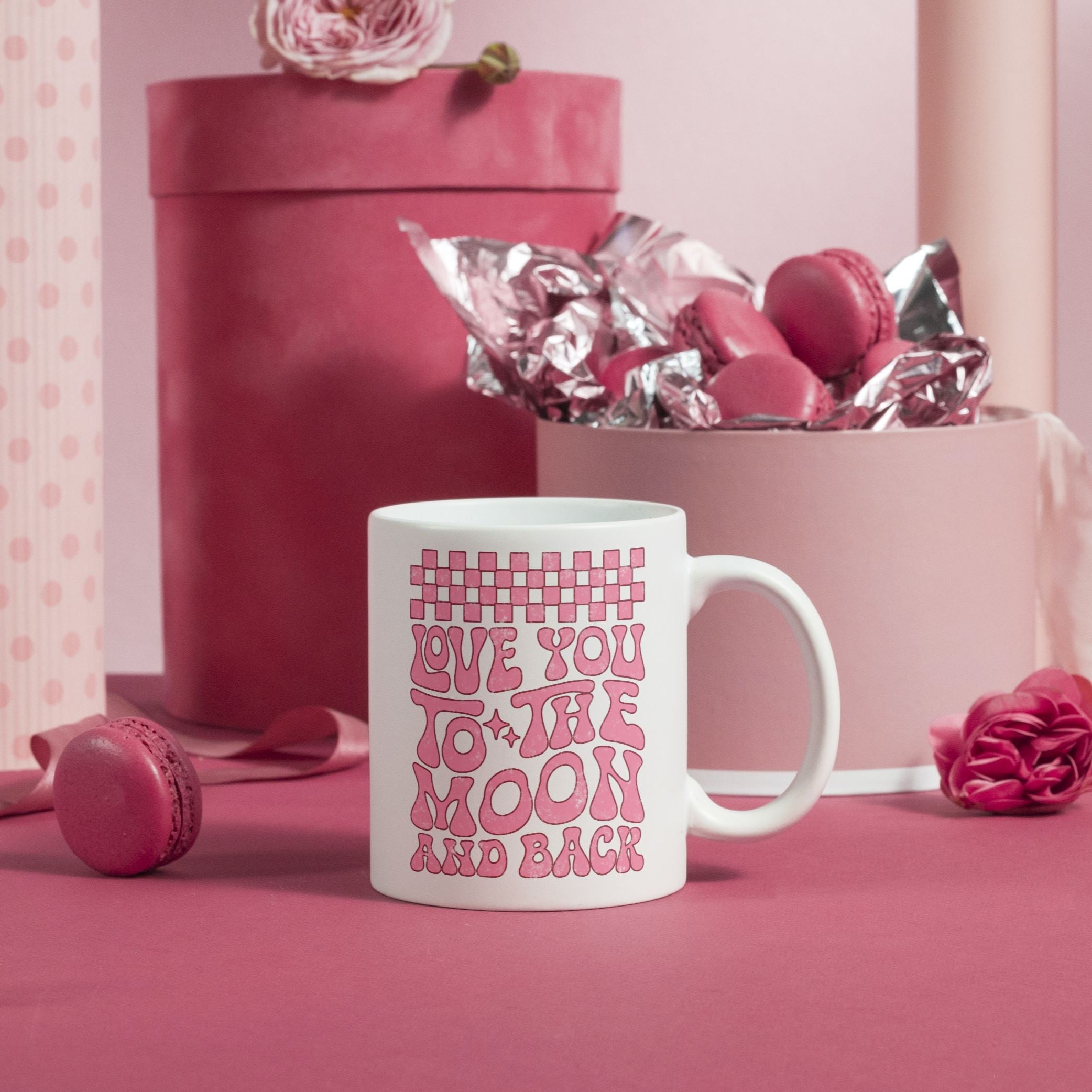Love you to the moon and back - Mug en céramique 330ml Mugs Be Color 