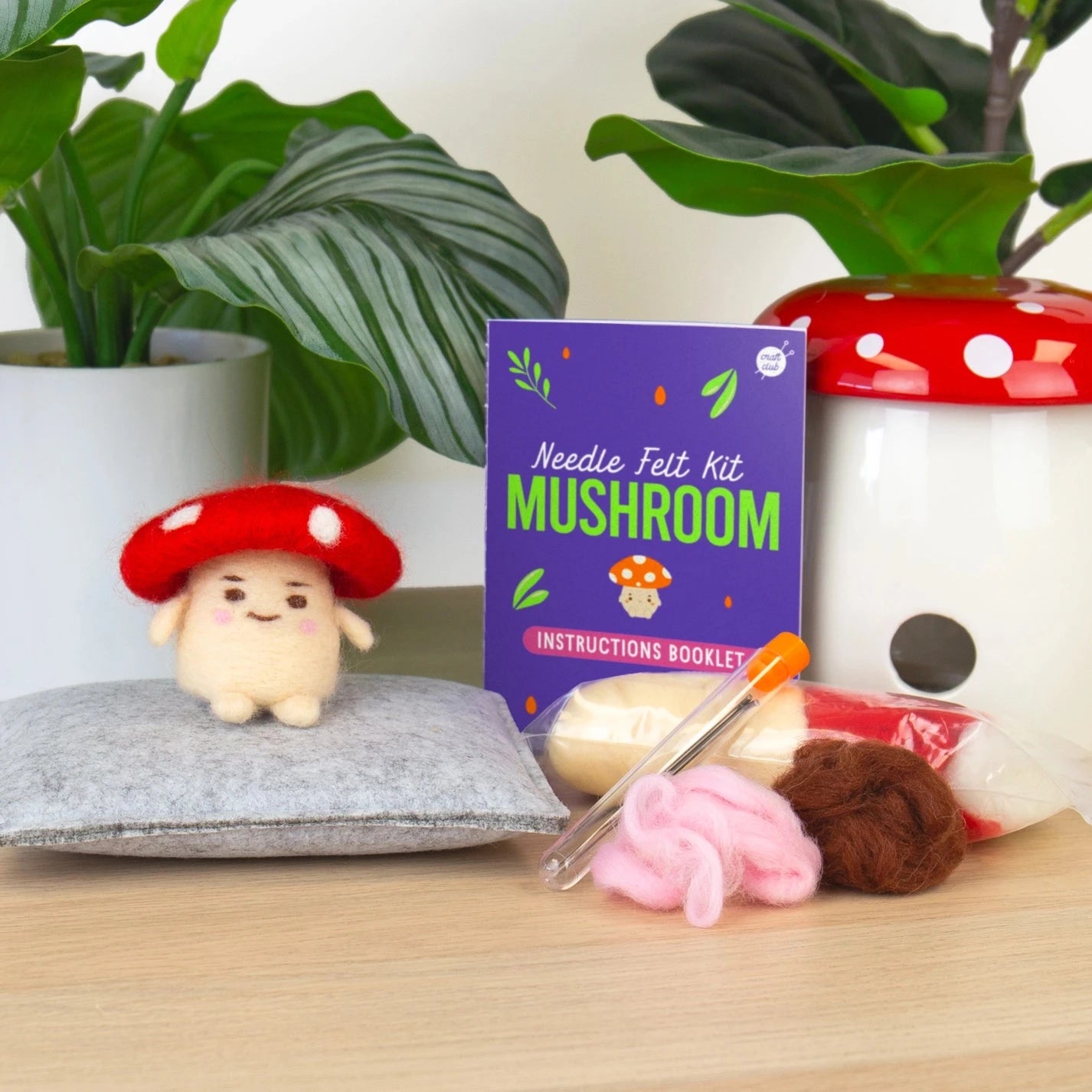Mushroom - Kit de feutrage Gift Republic 