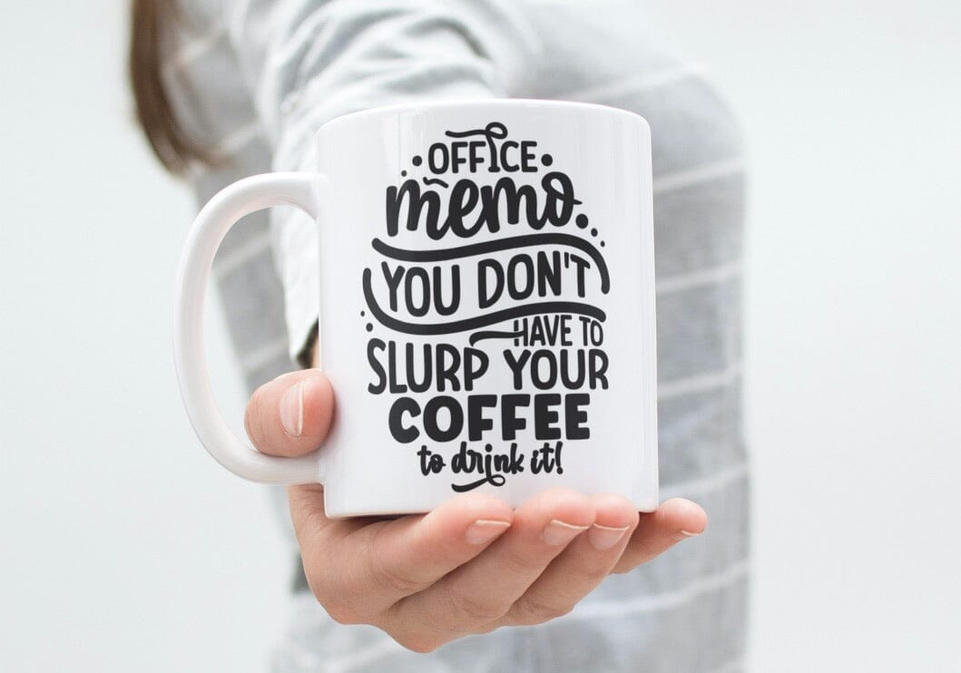 Office memo... - Mug en céramique 330ml Mugs Be Color 