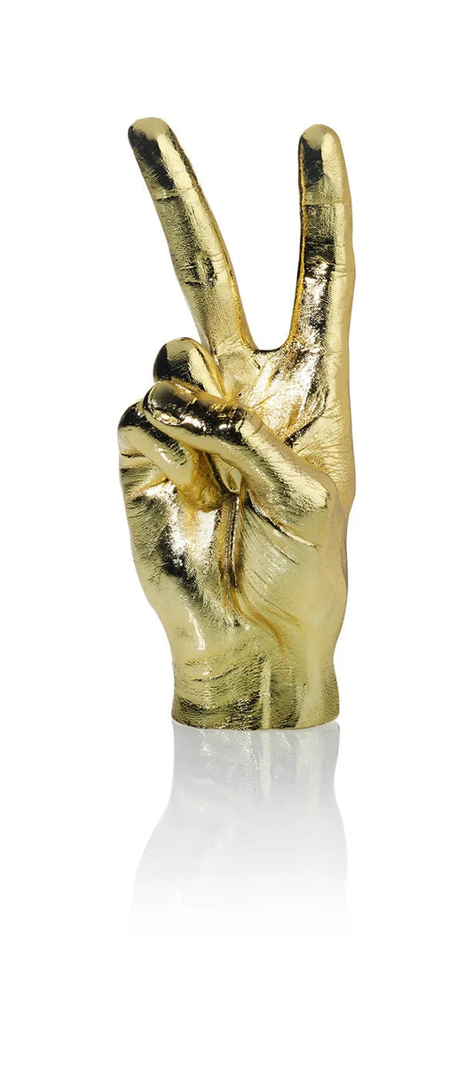 Peace - Sculpture Bitten Gold 