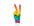 Peace - Sculpture Bitten Rainbow 