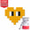 Coeur - Art kit mosaïque