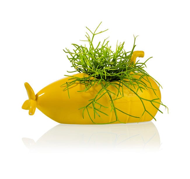 Submarine - Pot à plante Bitten Yellow Medium 
