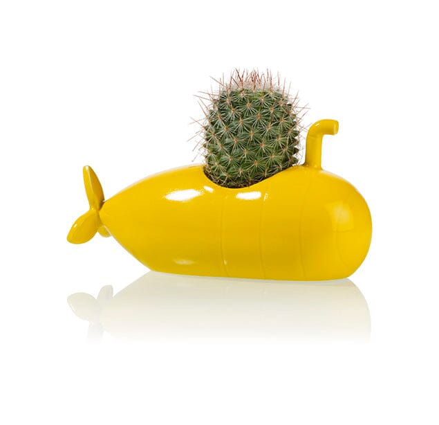 Submarine - Pot à plante Bitten Yellow Small 