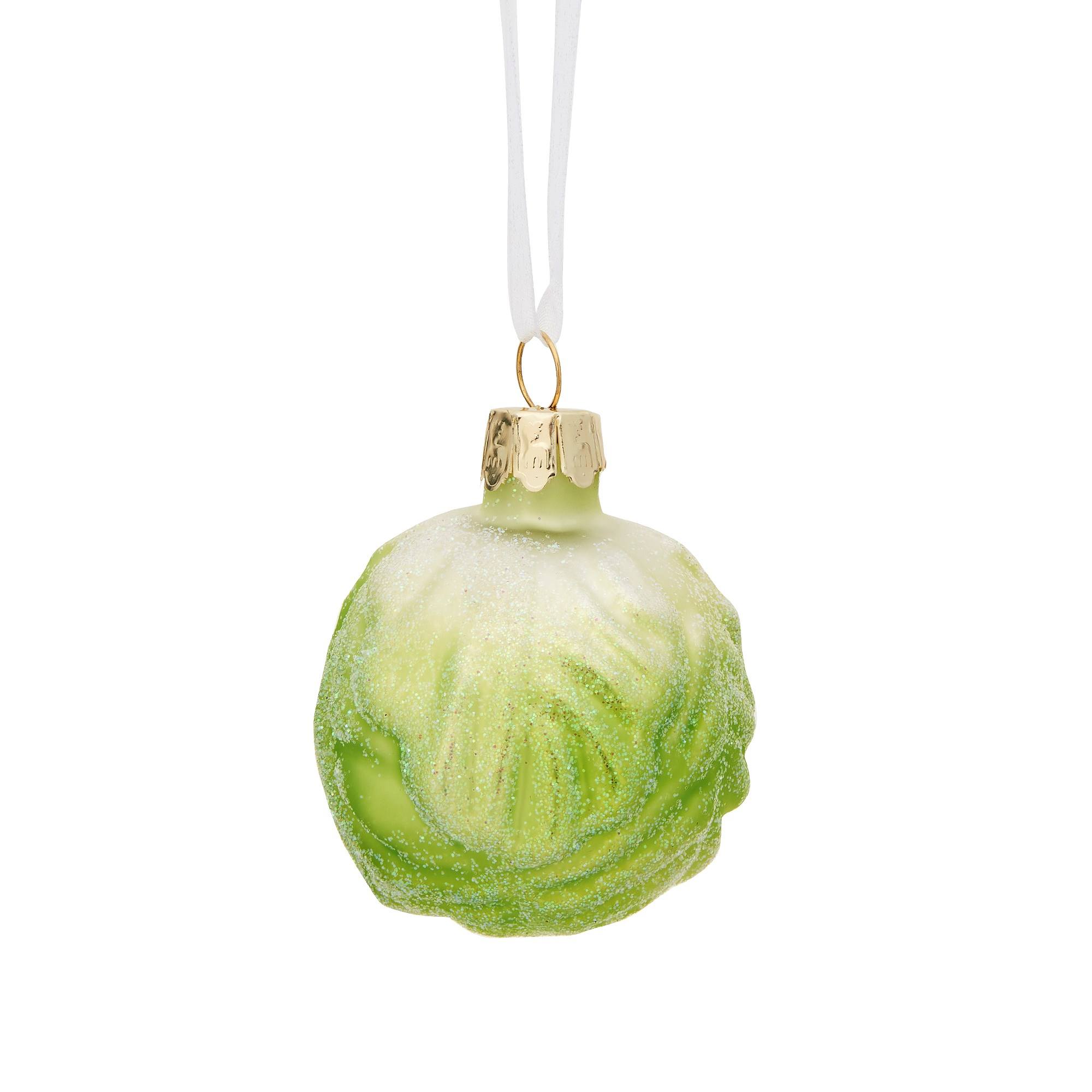 Brussel Sprout Glitter - Décoration de Noël Décorations de Noël Sass & Belle 