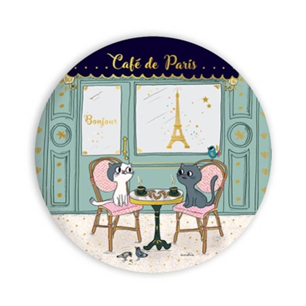 Café de Paris - Magnet décapsuleur 5,8 cm Cartes d'art 