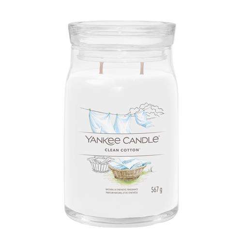 Clean Coton - Coton frais Yankee Candle Grande Jarre 