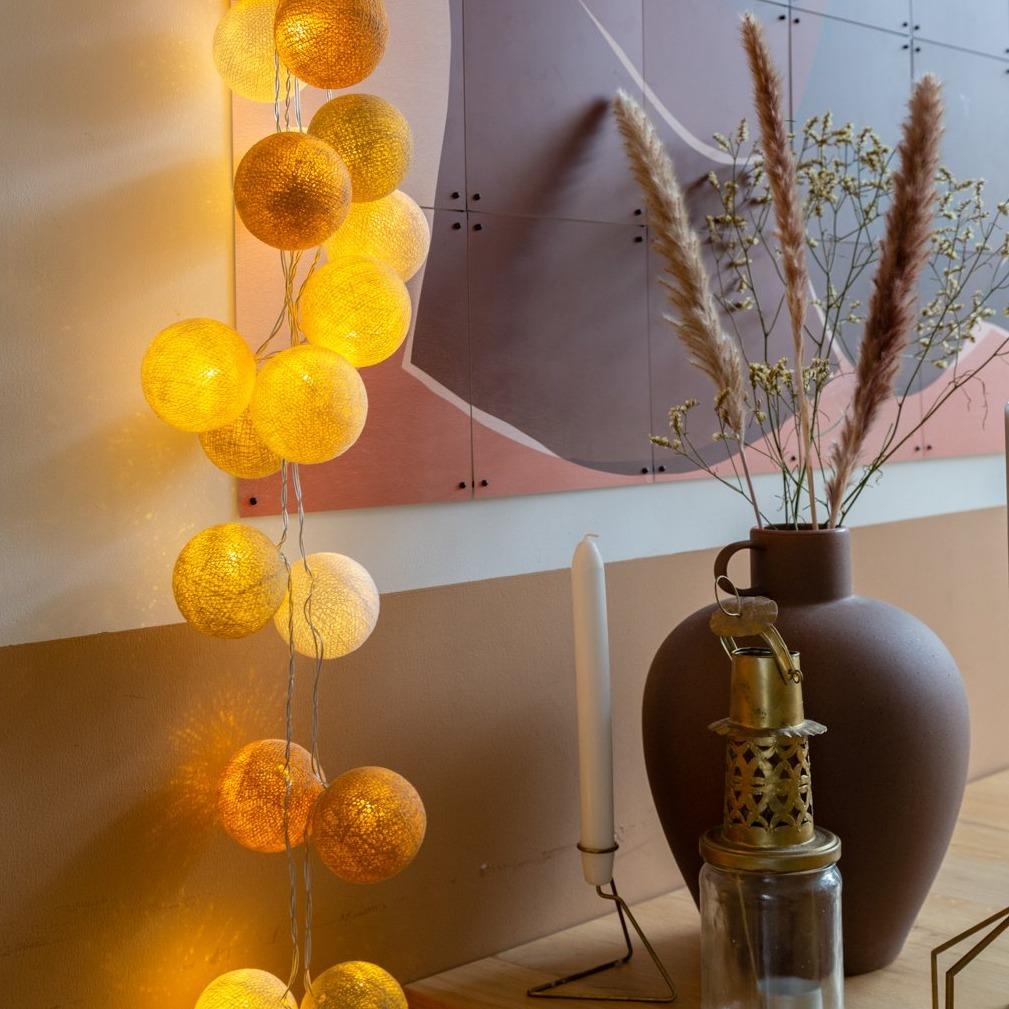 Creamy - Guirlande lumineuse Guirlandes et cordons lumineux Cotton Ball Lights 