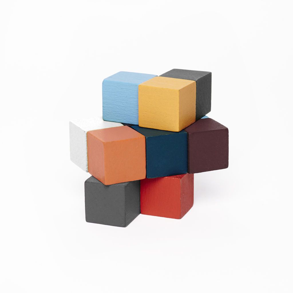 Elasti Cube 3D - Puzzle en bois Kikkerland 
