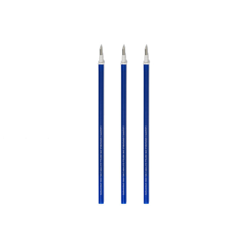 Erasable pen - Recharges pour stylo effaçable Legami Blue 