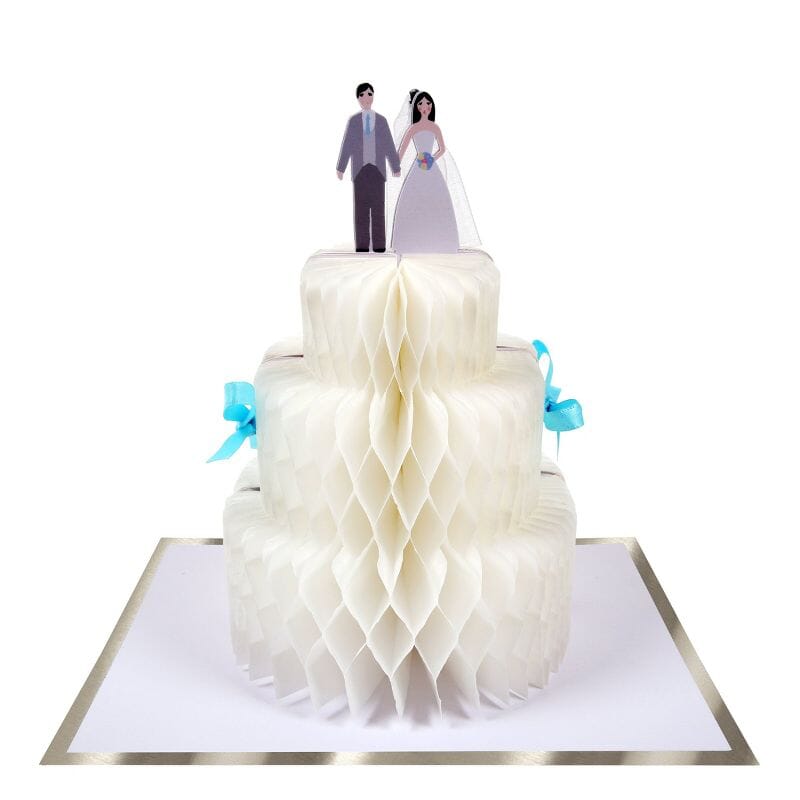 Gâteau de mariage - Carte double 3D Meri Meri 