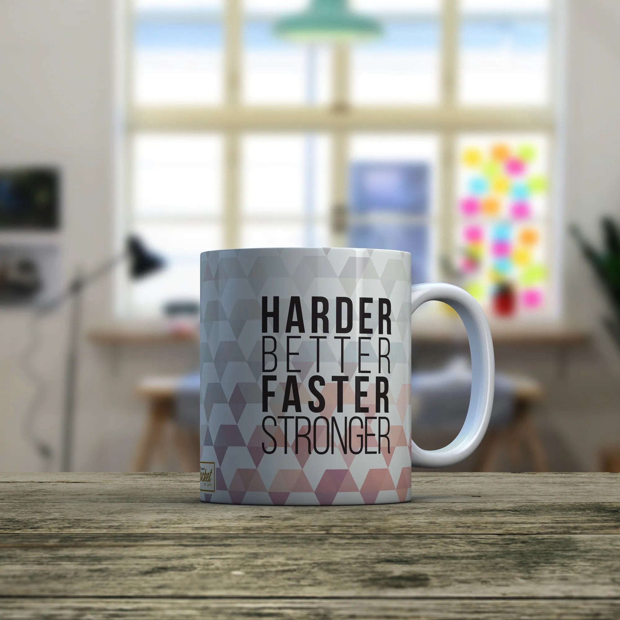 Harder Better Faster Stronger - Mug en céramique Mugs Rocket Design 