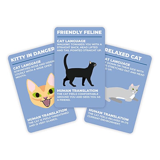 How to speak cat - Set de cartes Gift Republic 