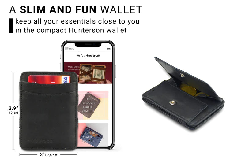 Hunterson - Porte-monnaie magique Portefeuilles et pinces à billets Hunterson 