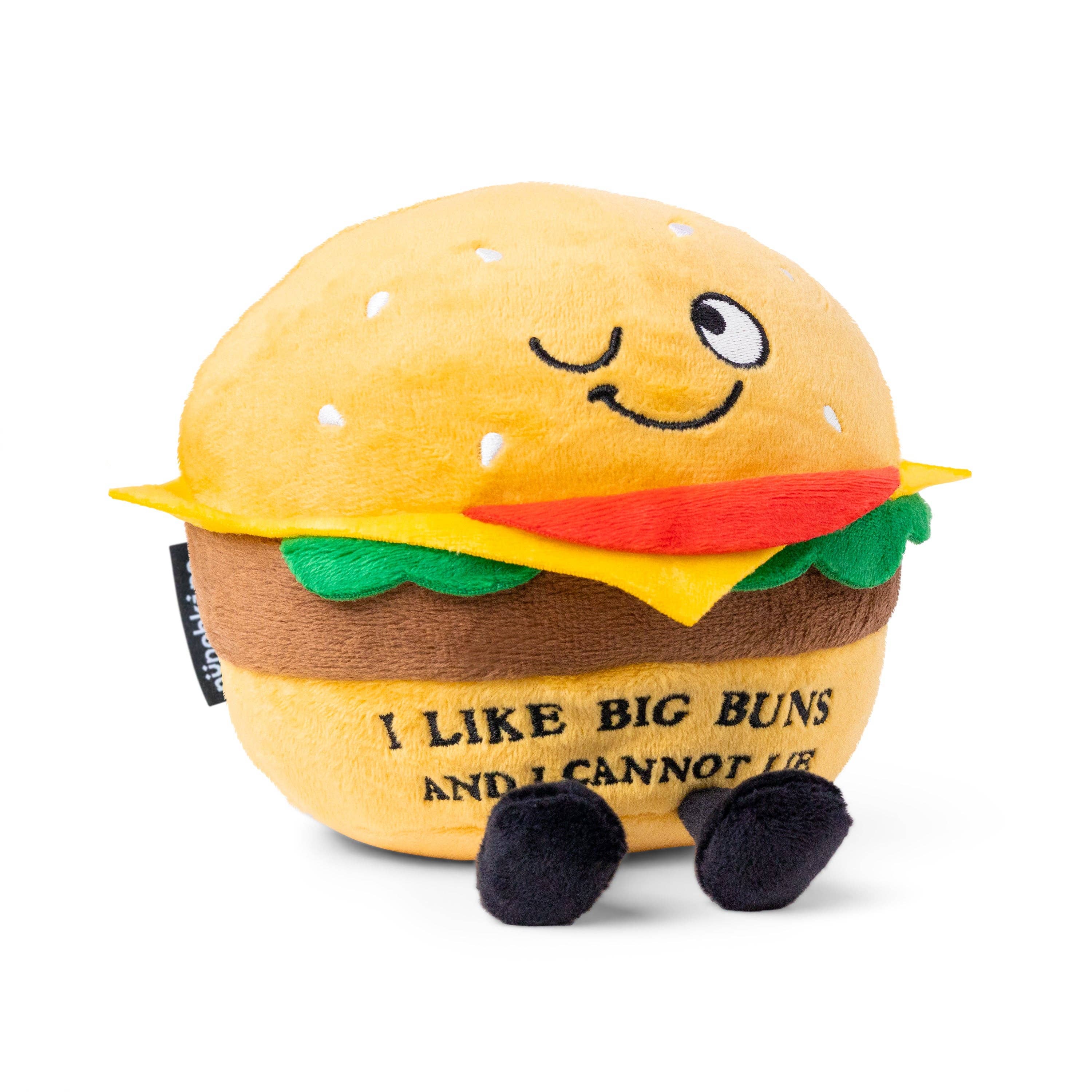 I Like Big Buns & I Cannot Lie - Burger en peluche Punchkins 