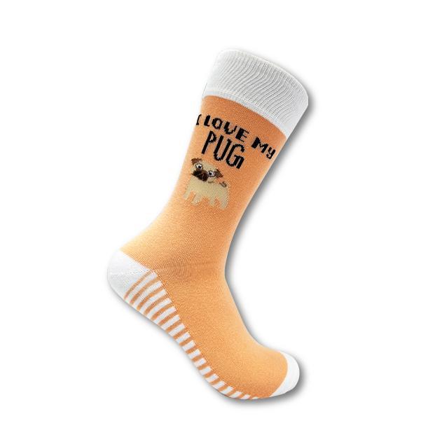 I Love My Pug - Chaussettes mixte Chaussettes Urban Eccentric 