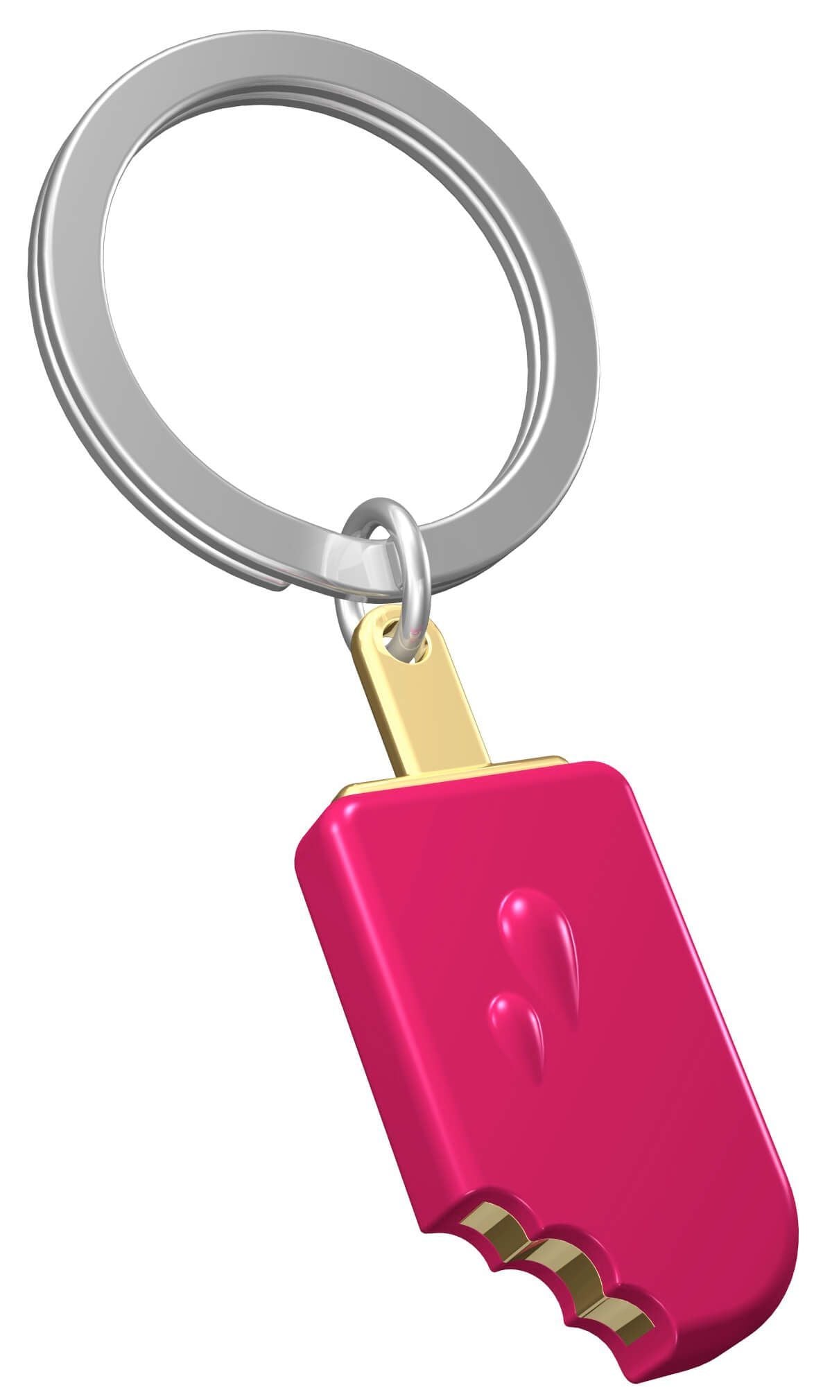 Ice Lolly Pink - Porte-clés Metalmorphose 