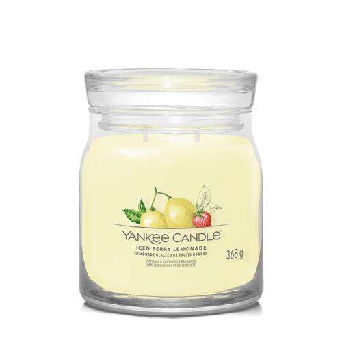 Iced Berry Lemonade - Limonade glacée aux fruits rouges Yankee Candle Moyenne Jarre 