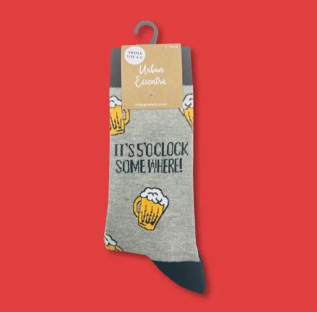 It's 5 O'Clock Somewhere Beer - Chaussettes mixte Chaussettes Urban Eccentric 