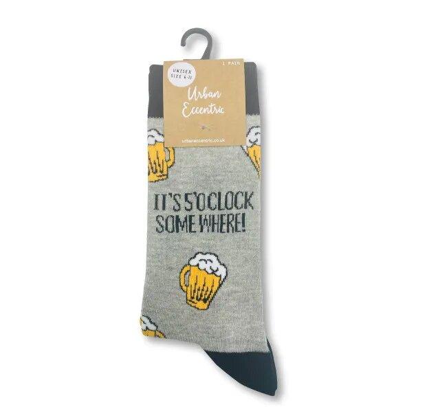 It's 5 O'Clock Somewhere Beer - Chaussettes mixte Chaussettes Urban Eccentric 