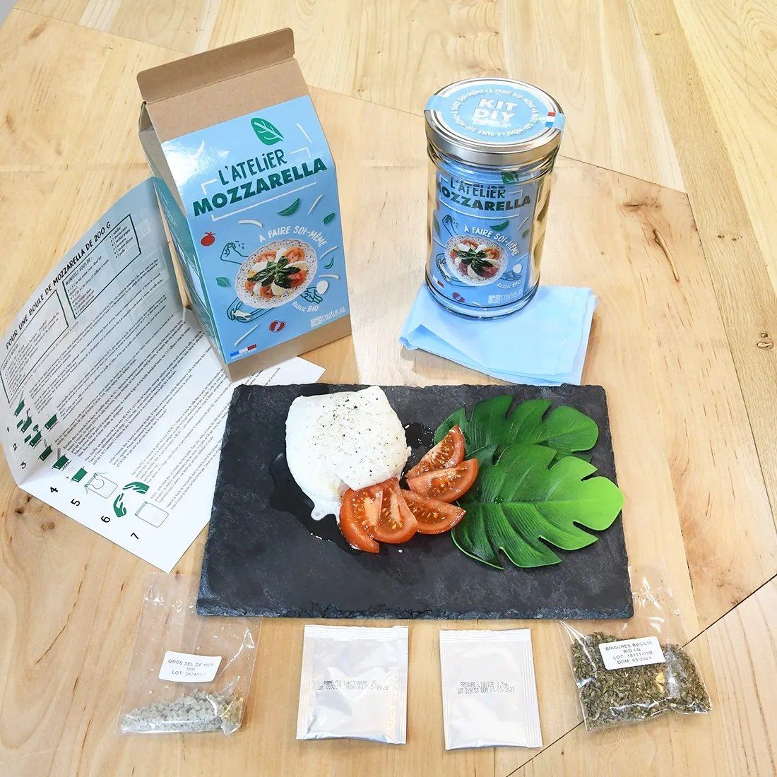 L'atelier mozzarella - Kit atelier cuisine Radis et Capucine 