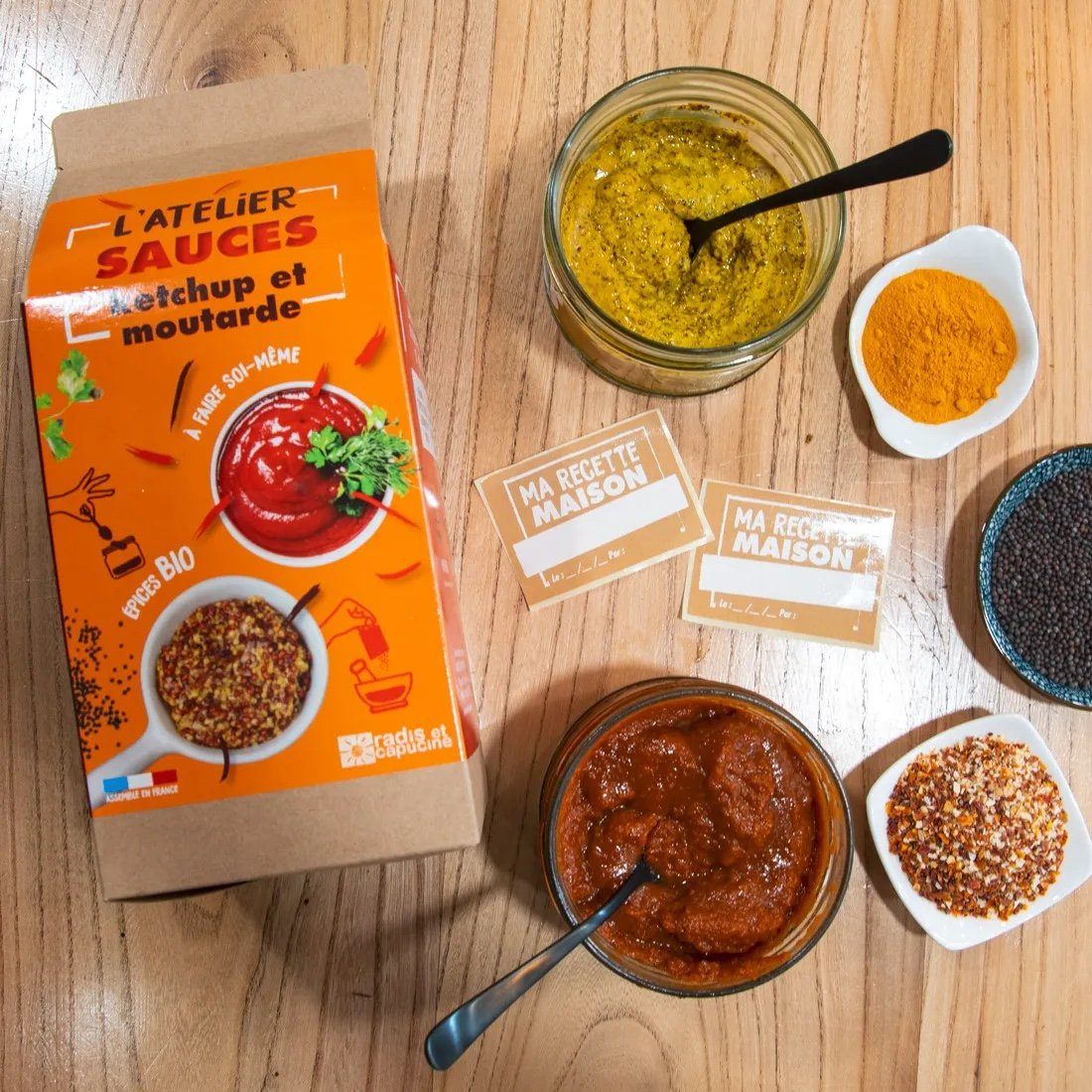 L'atelier sauces - Kit atelier cuisine Radis et Capucine 