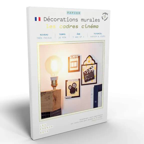 Les cadres cinéma - Décorations murales DIY Les French Kits 