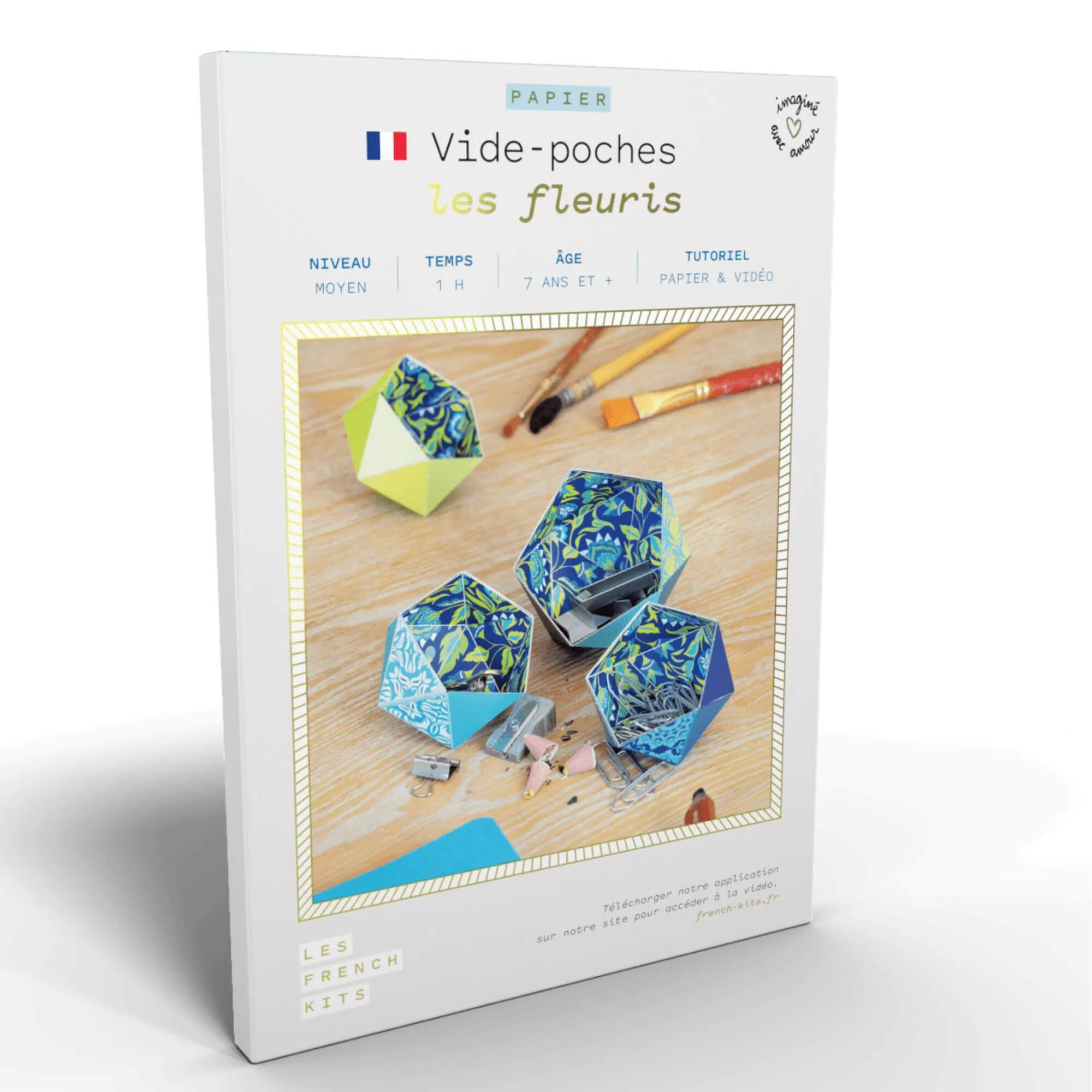 Les fleuris - Vide-poches DIY Les French Kits 