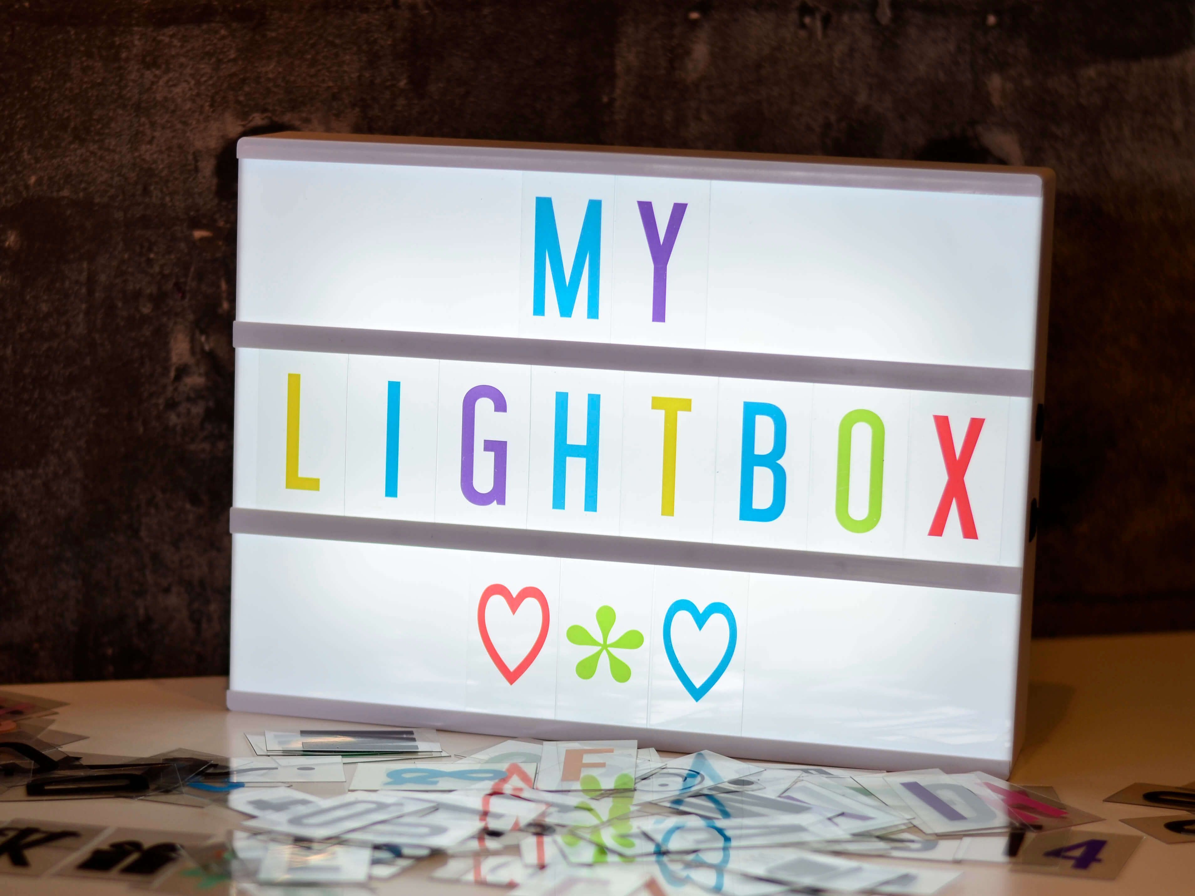 Light up your life - Light Box A4 Color Locomocean 