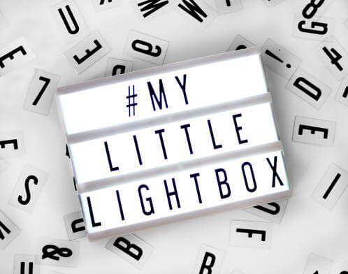 Light up your life - Light Box A5 Noir Locomocean 