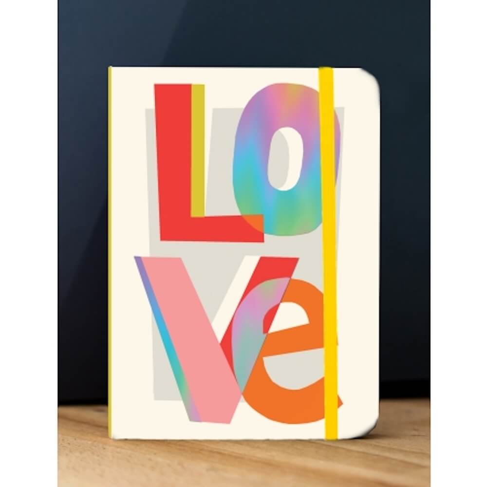 Love - Carnet avec dorure 14x10cm 160 pages Cartes d'art 