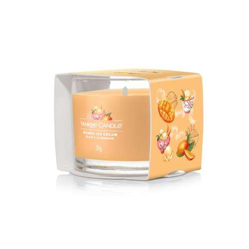 Mango Ice Cream - Glace à la mangue Yankee Candle Votive en verre 