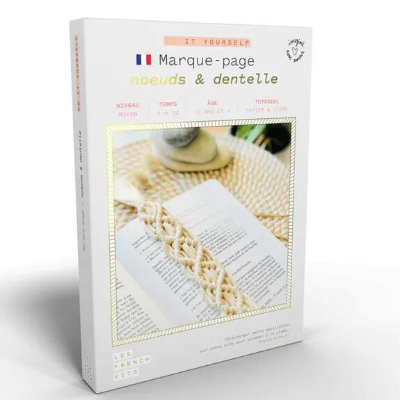 Noeuds & dentelle - Marque-page DIY Les French Kits 