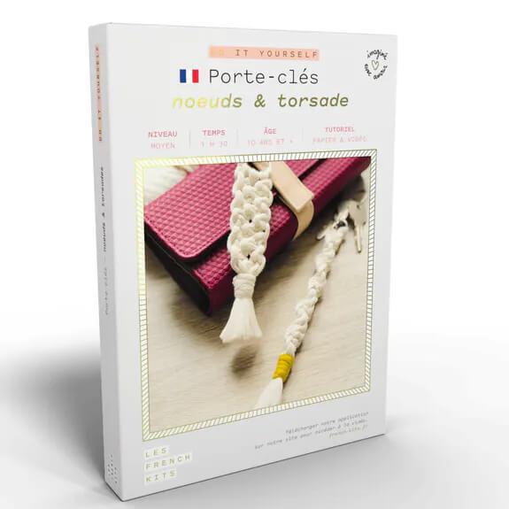 Noeuds & torsade - Porte-clés DIY Les French Kits 