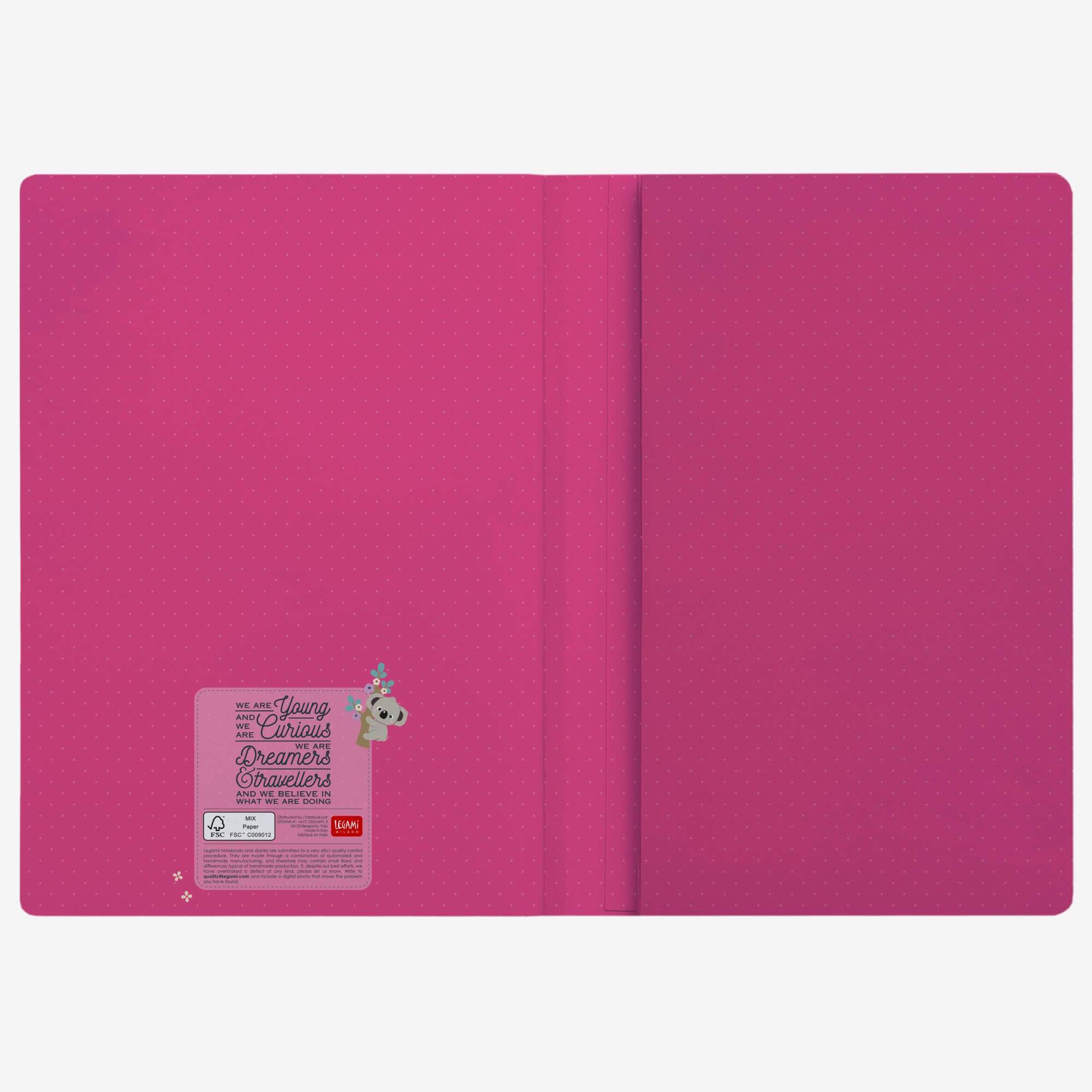 Notebook L Koality Hugs - Carnet 160 pages Legami 