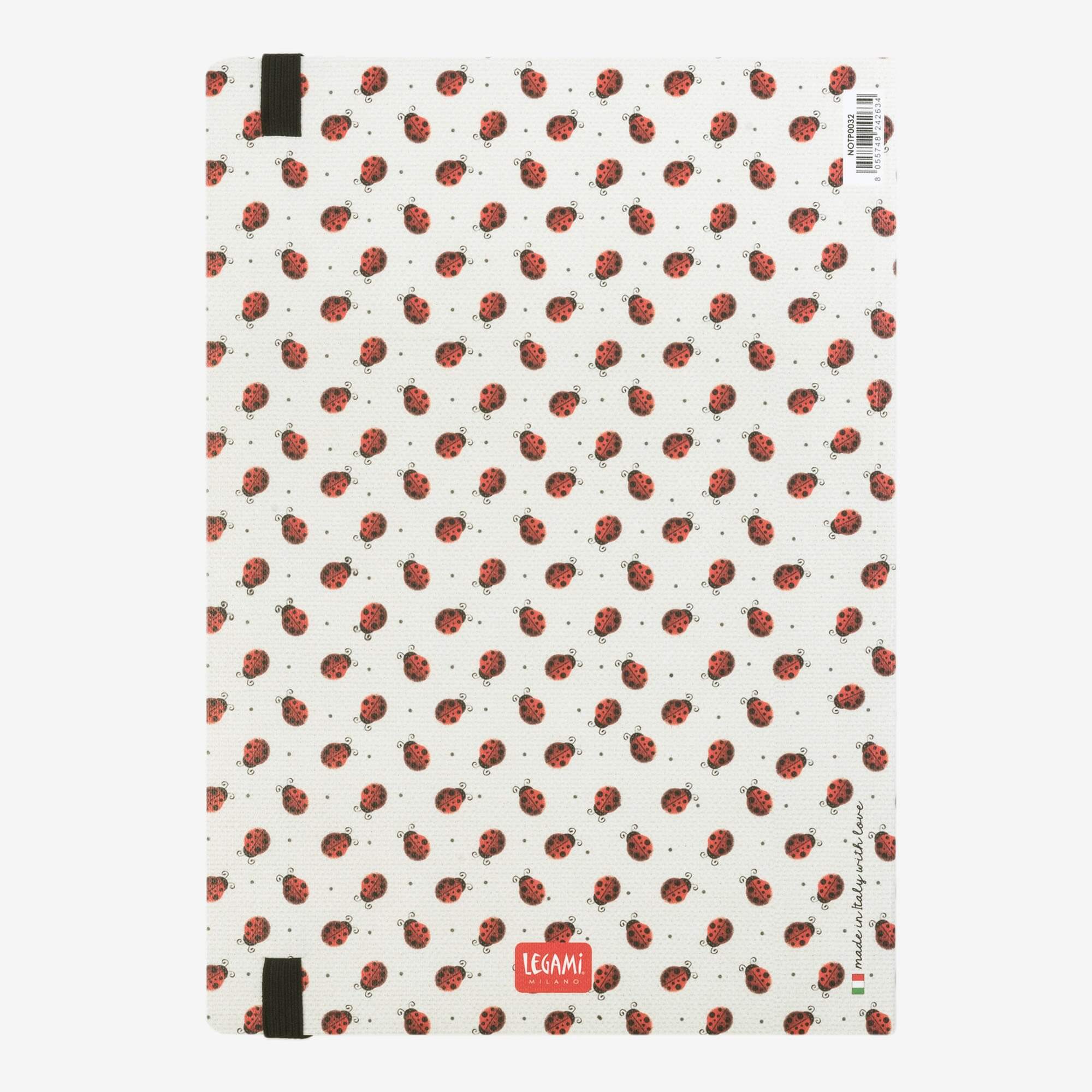 Notebook L Ladybug - Carnet 160 pages Legami 