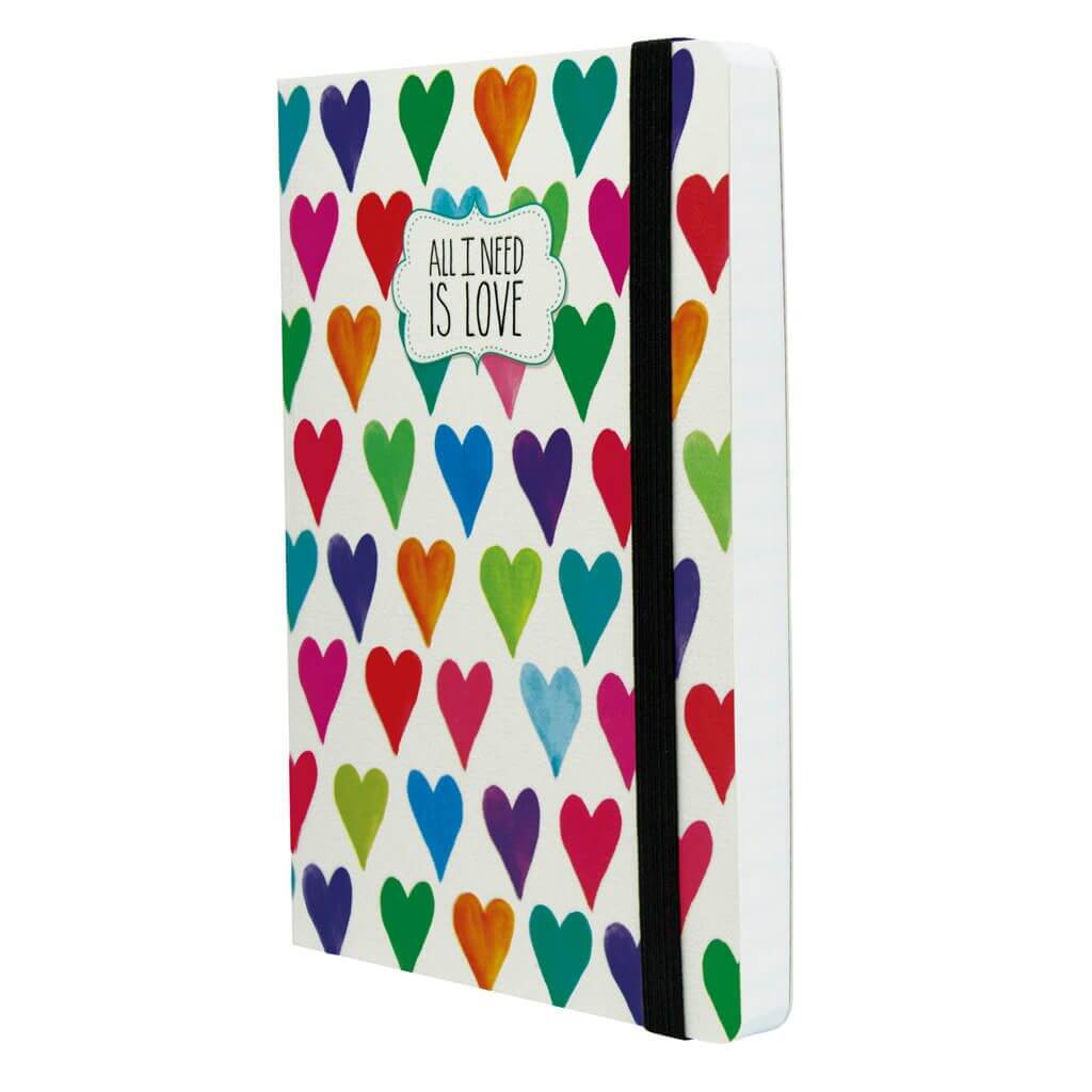 Notebook M Hearts - Carnet 164 pages* Legami 