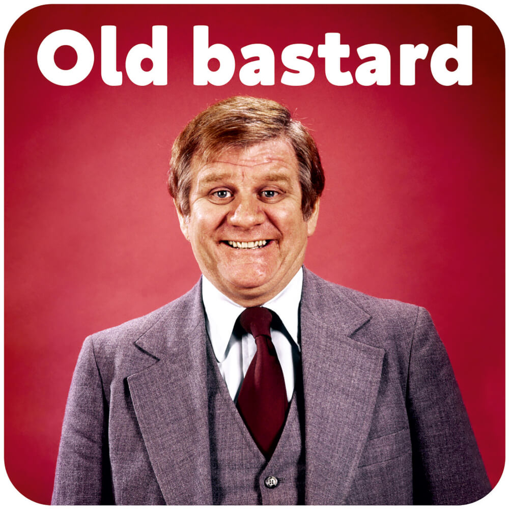 Old Bastard - Dessous de verre Dean Morris Cards 