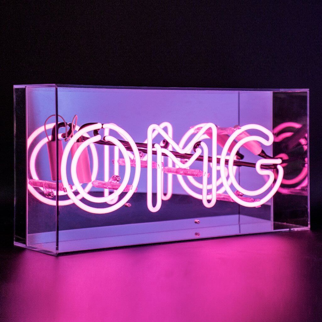 OMG - Boîte néon acrylique Locomocean 
