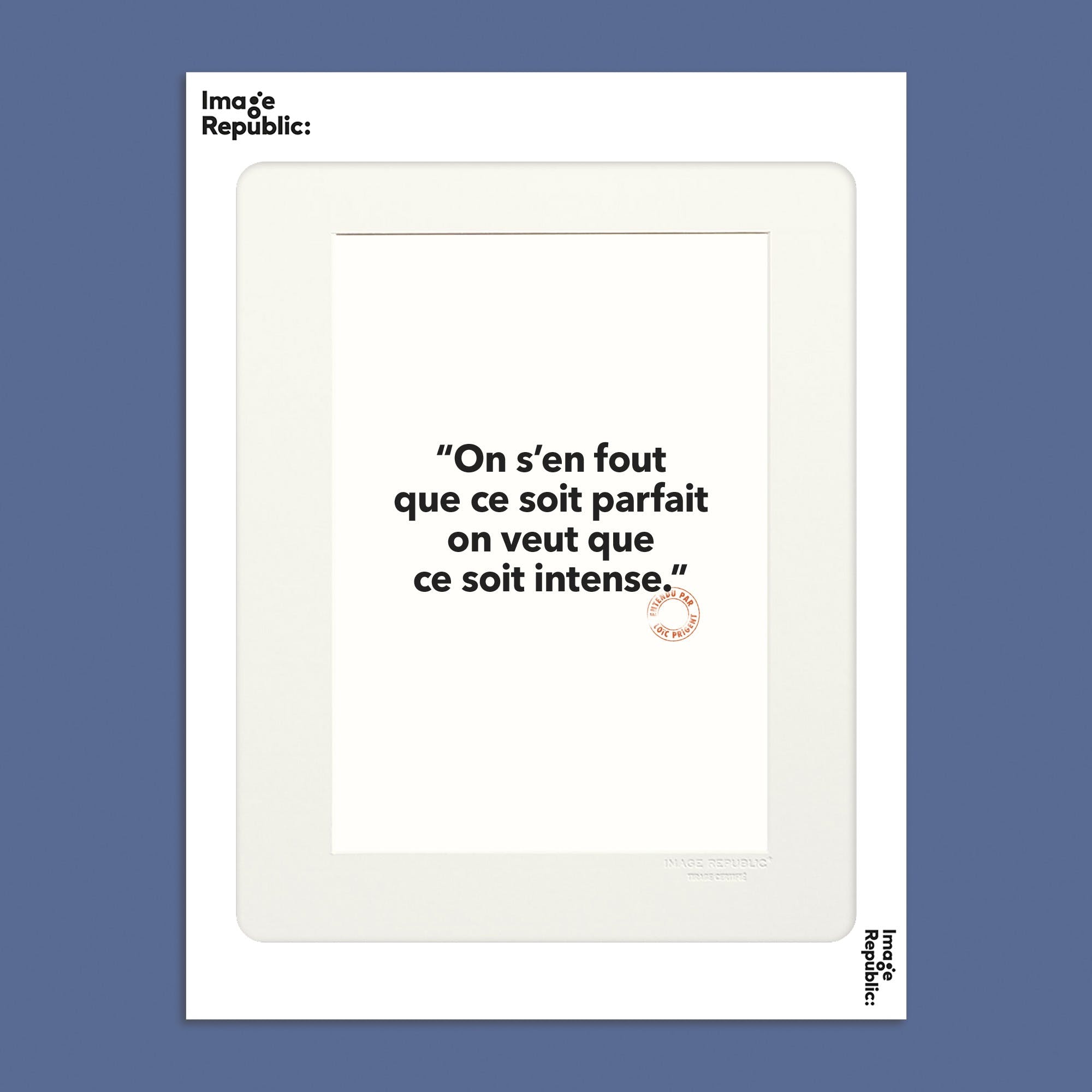 On s'en fout... - Affiche 30x40 cm Affiches, reproductions et œuvres graphiques Image Republic 
